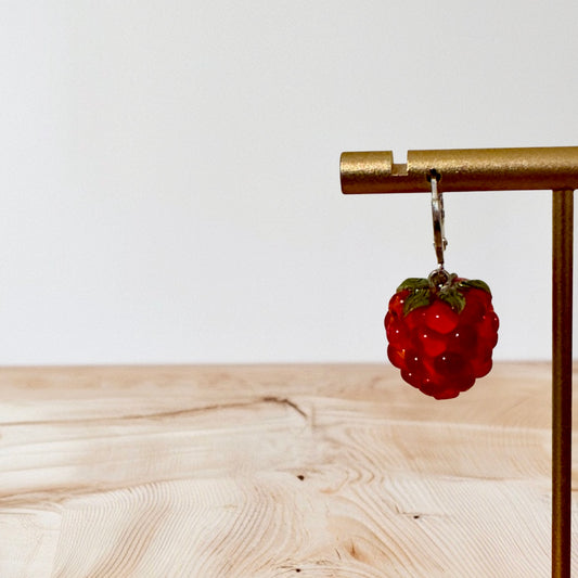 Raspberry Earrings